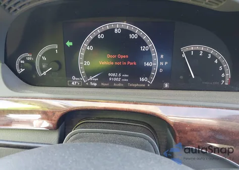 2007 Mercedes-Benz S 550 from USA, damaged, VIN WDDNG71X67A097799